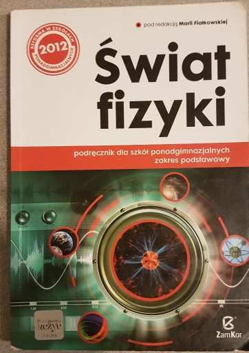 Zdjęcie oferty: Świat Fizyki podręcznik M. Fiałkowska