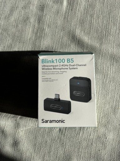 Zdjęcie oferty: Mikrofon Saramonic Blink100 B5, USB-C, Bluetooth