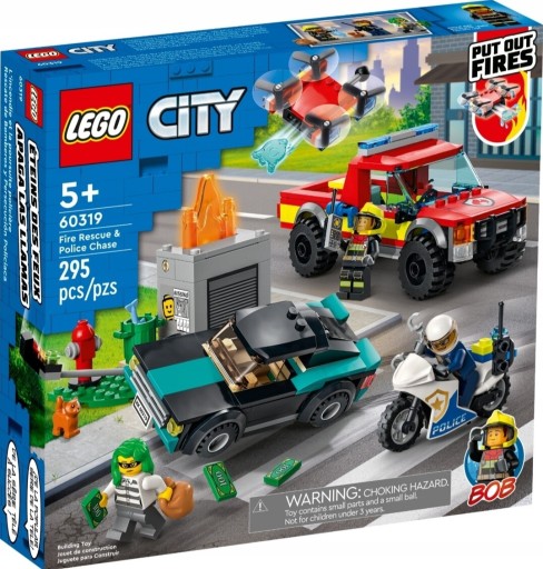 Zdjęcie oferty: LEGO CITY 60319 Akcją strażacka I Policyjny Wyścig