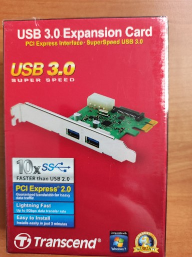 Zdjęcie oferty: Karta rozszerzen USB3.0 na PCIe
