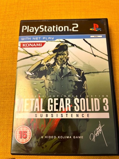 Zdjęcie oferty: Metal Gear Solid 3 Subsistence - PS2