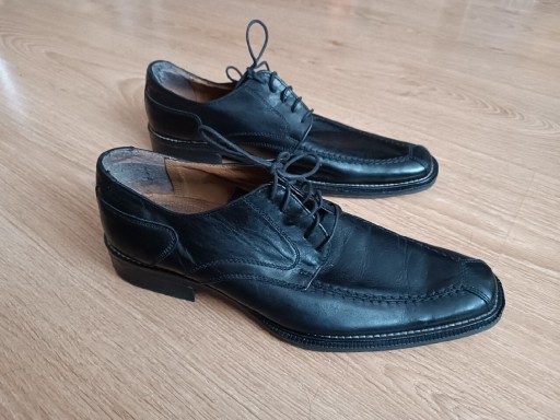Zdjęcie oferty: Skórzane buty męskie na skórze -  L.LAMBERTAZZI 
