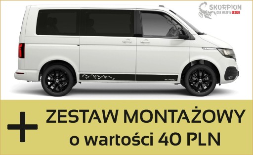 Zdjęcie oferty: Naklejki VW T5 T6, GÓRY, 4+ warianty