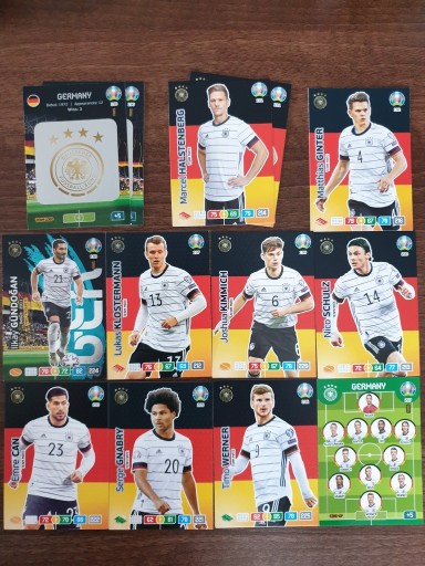 Zdjęcie oferty: Karty Panini Euro 2020 NIEMCY