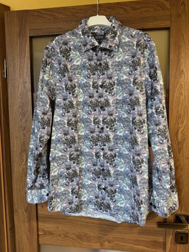 Zdjęcie oferty: Wzorzysta koszula męska z długim rękawem, Dressmann r XL nowa bez metki