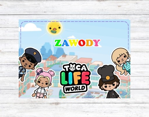 Zdjęcie oferty: Gra na rzepy Toca boca life Zawody 200 elementów 