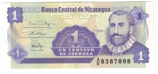 Zdjęcie oferty: Nikaragua   1 Centavo  1991 r