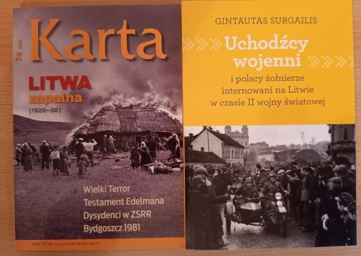 Zdjęcie oferty: Gintautas Surgailis UCHODŹCY WOJENNI polscy żołnierze LITWA ZAPALNA gratis