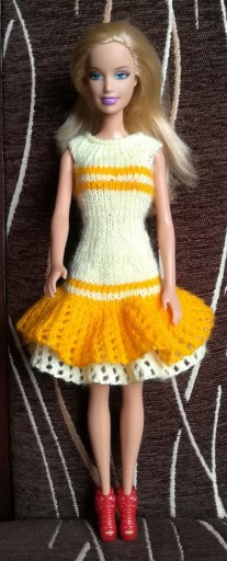 Zdjęcie oferty: Sukienka, ubranko dla lalki Barbie handmade