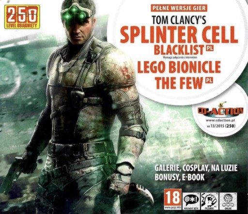 Zdjęcie oferty: Gry CD-Action 2x DVD 250: Splinter Cell: Blacklist