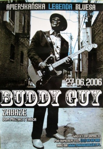 Zdjęcie oferty: PLAKAT KONCERTOWY - BUDDY GUY LEGENDA BLUESA