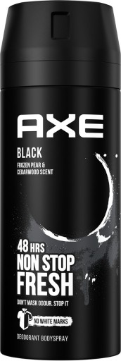Zdjęcie oferty: AXE Black dezodorant w spray 150 ml dla mezczyzn