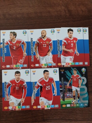 Zdjęcie oferty: Karty Panini Euro 2020 ROSJA