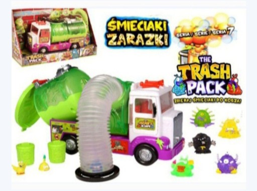 Zdjęcie oferty: Trash Pack Śmieciarka Szambiarka + śmieciaki jak Nowa