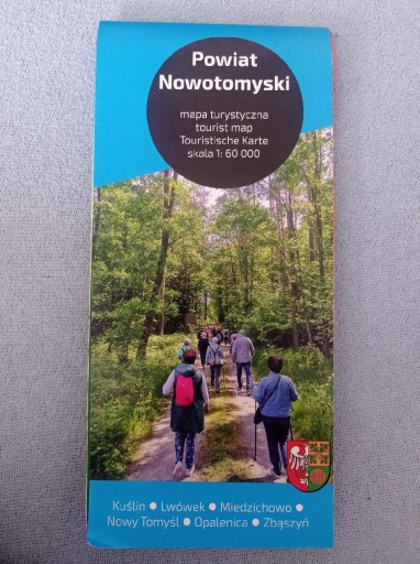 Zdjęcie oferty: Powiat Nowotomyski mapa 2024 