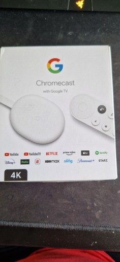 Zdjęcie oferty: Odtwarzacz multimedialny Google Chromecast 4 4k