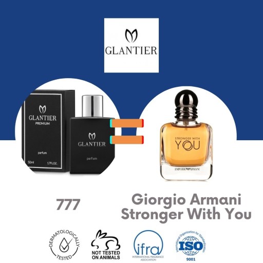 Zdjęcie oferty: GLANTIER 777 ODPOWIEDNIK Armani Stronger With You