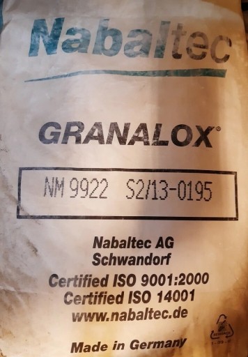 Zdjęcie oferty: Tlenek glinu Granalox 99,5%