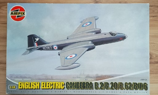 Zdjęcie oferty: EE Canberra B , Airfix 1:48 + masa dodatków