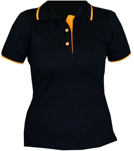 Zdjęcie oferty: koszulka polo damska krótki rękaw, czarna   