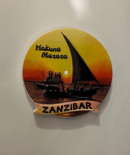 Zdjęcie oferty: Magnes na lodówkę ZANZIBAR, AFRYKA