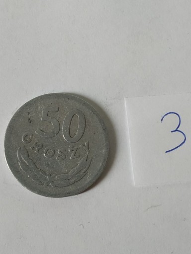 Zdjęcie oferty: Moneta PRL 50 groszy 1949 BZM