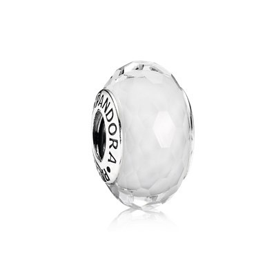 Zdjęcie oferty: Pandora Charms Murano Biała fasetka 791070  Unikat