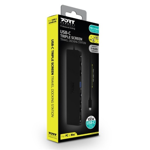 Zdjęcie oferty: PORT Connect USB-C HUB 4K Stacja dokująca 901906-W