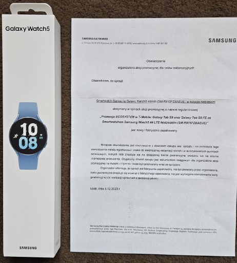 Zdjęcie oferty: Smartwatch Samsung Watch 5 44 mm. LTE