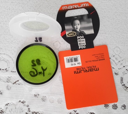 Zdjęcie oferty: filtr Marumi 82mm (PO0) yellow-green żółto-zielony