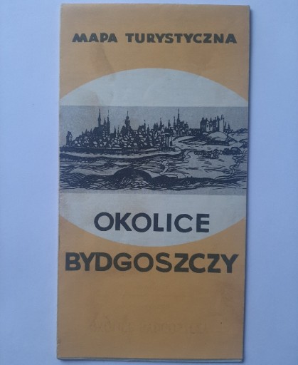 Zdjęcie oferty: Okolice Bydgoszczy Mapa Turystyczna z 1968 roku