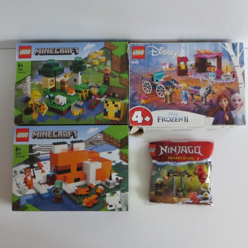 Zdjęcie oferty: 4 zestawy klocków LEGO 21165 21178 41166 30650