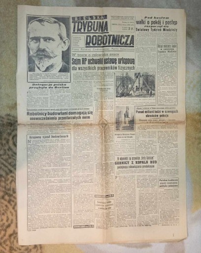 Zdjęcie oferty: Trybuna Robotnicza - 22.03.1950