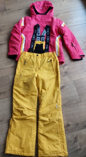 Zdjęcie oferty: Kurtka+spodnie narciarskie dla dziewczynki, 140 cm