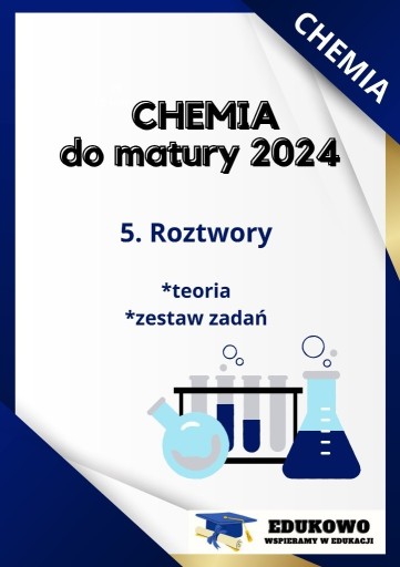 Zdjęcie oferty: przygotowanie do matury z chemii 2024- dział 5