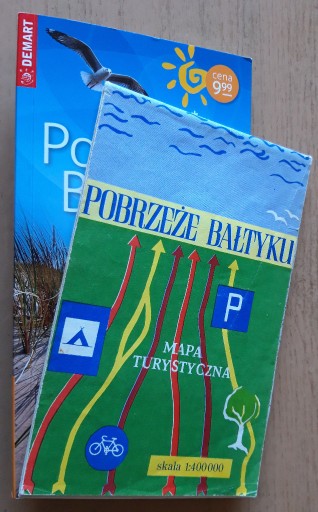 Zdjęcie oferty: Pobrzeże Bałtyku Przewodnik Mapa turystyczna