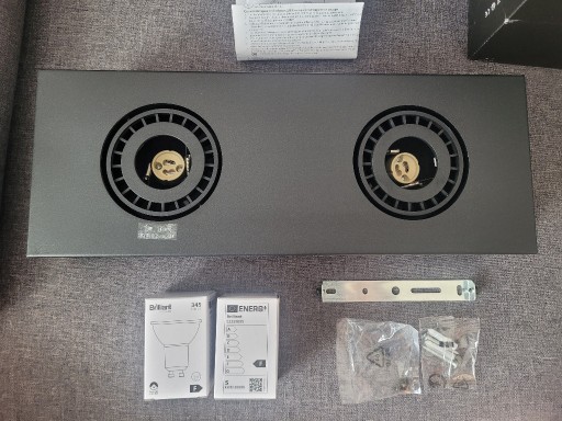 Zdjęcie oferty: Brilliant Doro Lampa Sufitowa LED Czarny, 2-punktowe okazja