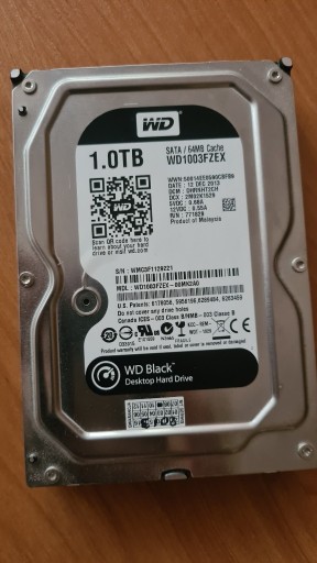 Zdjęcie oferty: Dysk WD Black 1TB