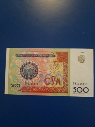 Zdjęcie oferty: Uzbekistan 500 sumów 1999