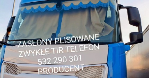 Zdjęcie oferty: Zasłony Firany+Falbana TIR Bus Camper Producent