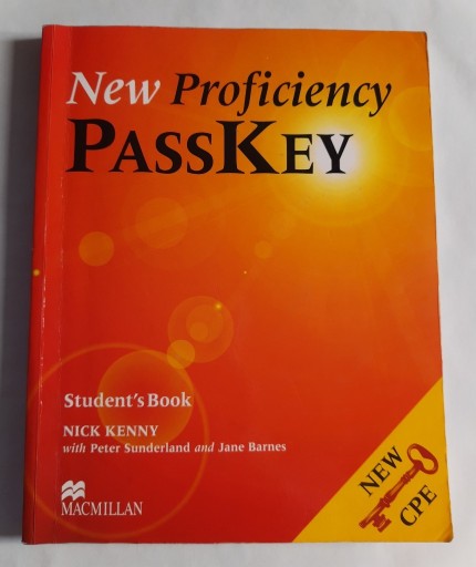 Zdjęcie oferty: New Proficiency PassKey podręcznik + workbook