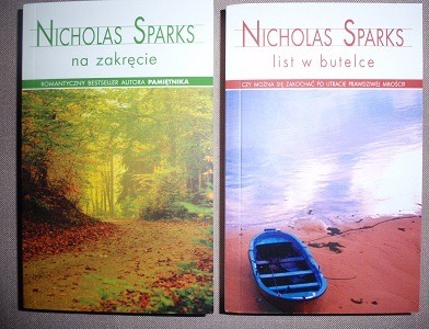 Zdjęcie oferty: Na zakręcie i List w butelce - Nicholas Sparks