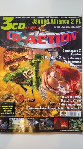 Zdjęcie oferty: CD ACTION 12/2001 czasopismo o grach