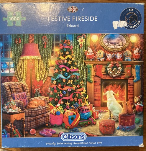 Zdjęcie oferty: Puzzle GIBSONS 1000 Festive Fireside