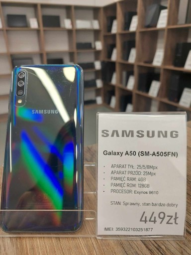Zdjęcie oferty: Smartfon Telefon Samsung Galaxy A50 (SM-A505FN)