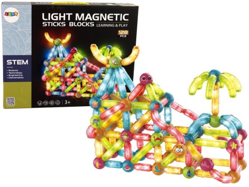Zdjęcie oferty: Świecąca Zjeżdżalnia Dla Kulek Klocki Magnetyczne