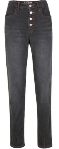 Zdjęcie oferty: Spodnie ciemo-szary jeans z wysokim stanem