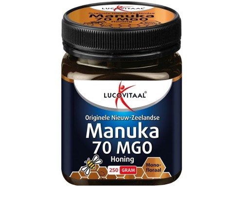 Zdjęcie oferty: Miód Lucovitaal Manuka 70 MGO Honing 250GR