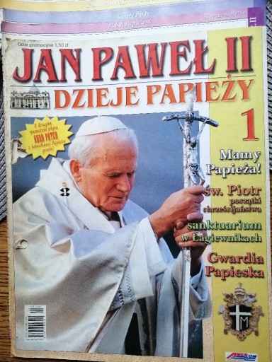 Zdjęcie oferty: Kolekcja Jan Paweł II dzieje papieży do segregator