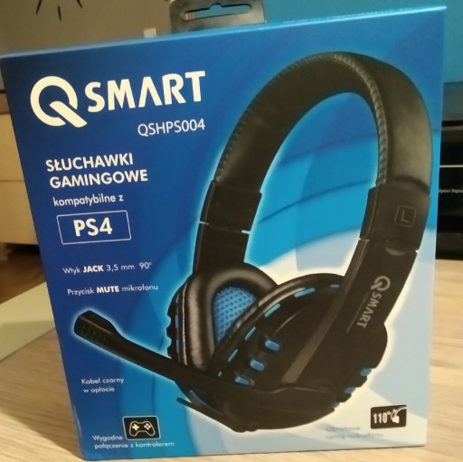 Zdjęcie oferty: Słuchawki gamingowe z mikrofonem do PS4 QSHPS004